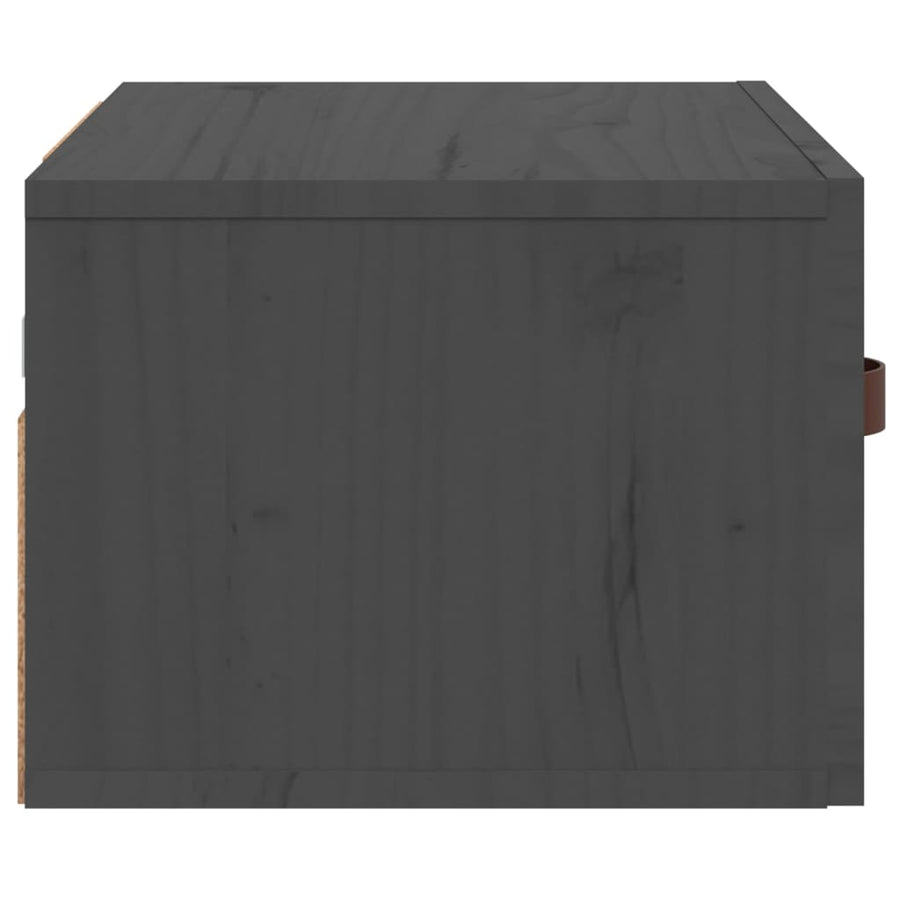 Nachtkastjes 2 St Wandgemonteerd 40X29,5X22 Cm Grijs