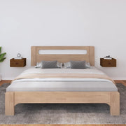 Nachtkastje massief grenenhout 40x29,5x22 cm honingbruin (2 stuks)