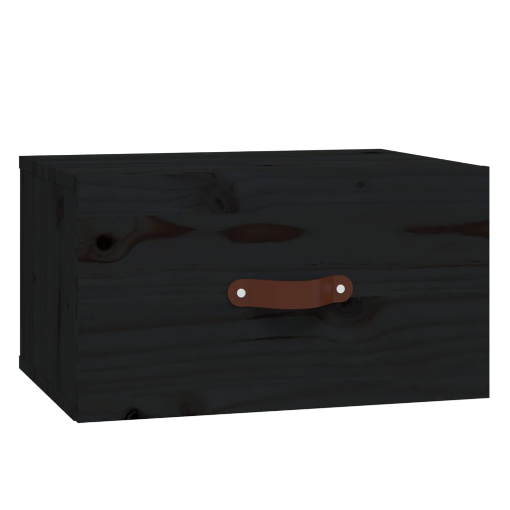Nachtkastjes 2 St Wandgemonteerd 40X29,5X22 Cm Zwart