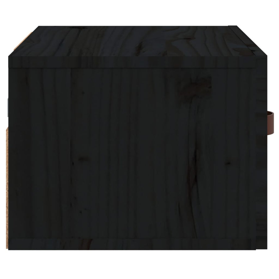 Nachtkastjes 2 St Wandgemonteerd 40X29,5X22 Cm Zwart