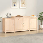 Dressoir 64X37X68 Cm Massief Grenenhout Naturel