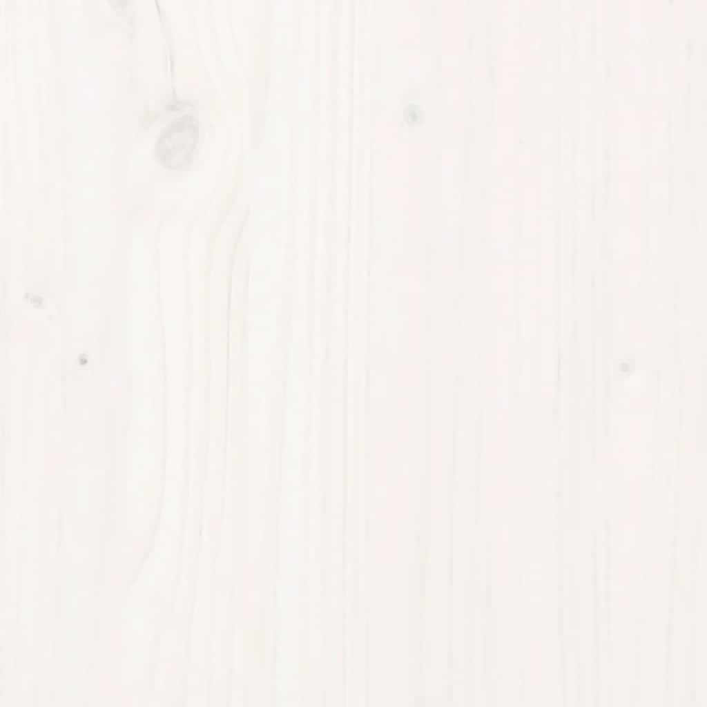 Dressoir 164x37x68 cm massief grenenhout wit