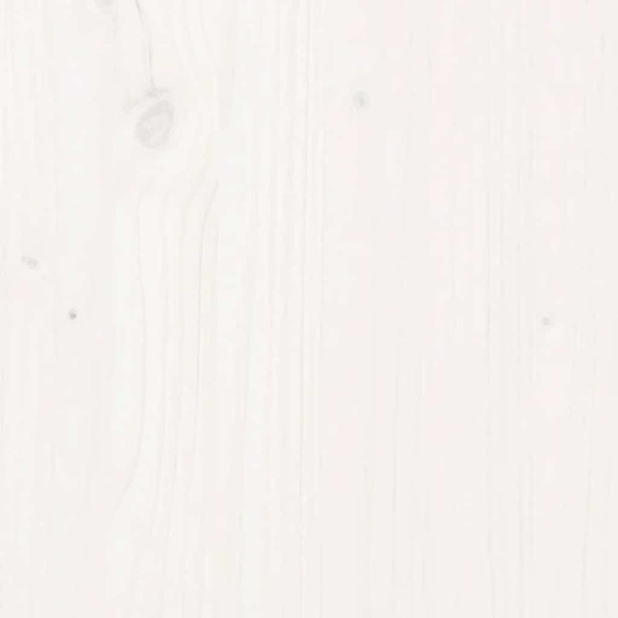 Dressoir 164x37x68 cm massief grenenhout wit