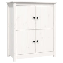 Dressoir 83X41,5X100 Cm Massief Grenenhout Wit