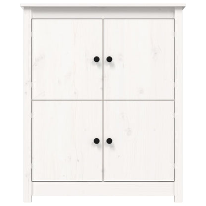 Dressoir 83X41,5X100 Cm Massief Grenenhout Wit