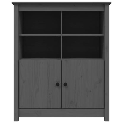 Dressoir 83X41,5X100 Cm Massief Grenenhout Grijs