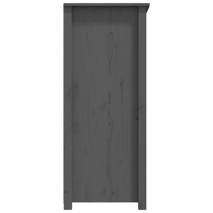 Dressoir 83X41,5X100 Cm Massief Grenenhout Grijs