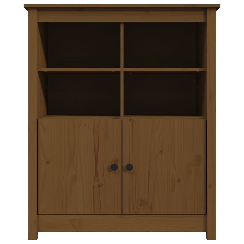 Dressoir 83X41,5X100 Cm Massief Grenenhout Honingbruin