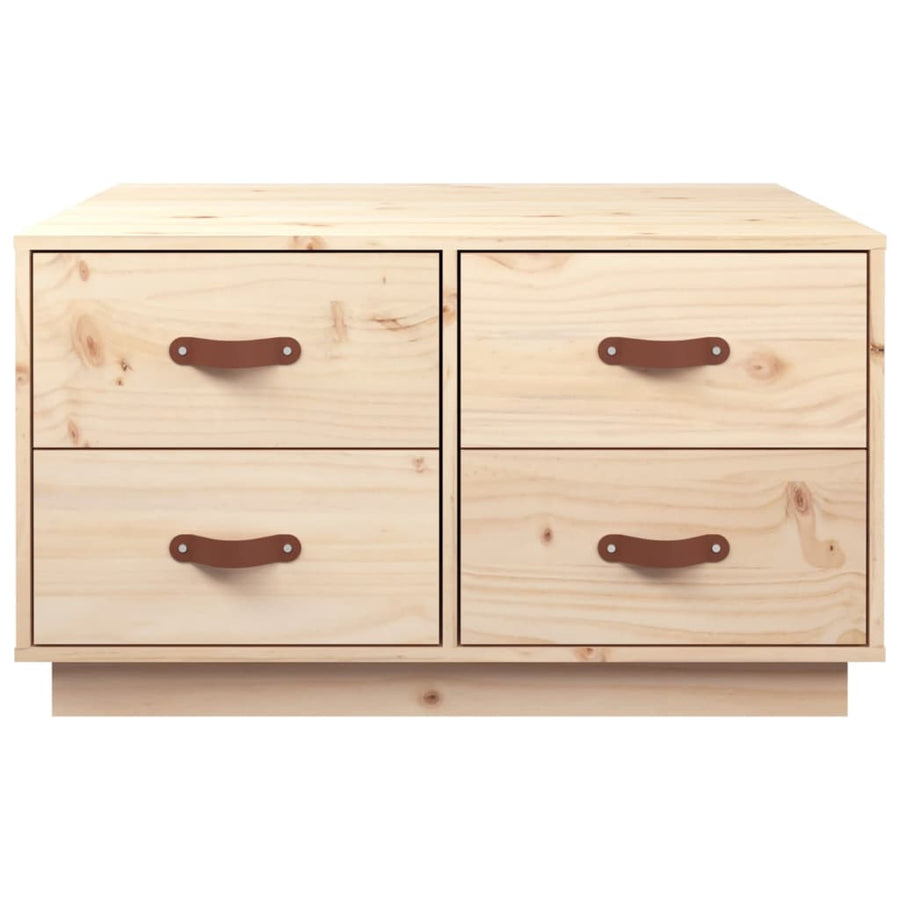 Salontafel 80X80X45 Cm Massief Grenenhout