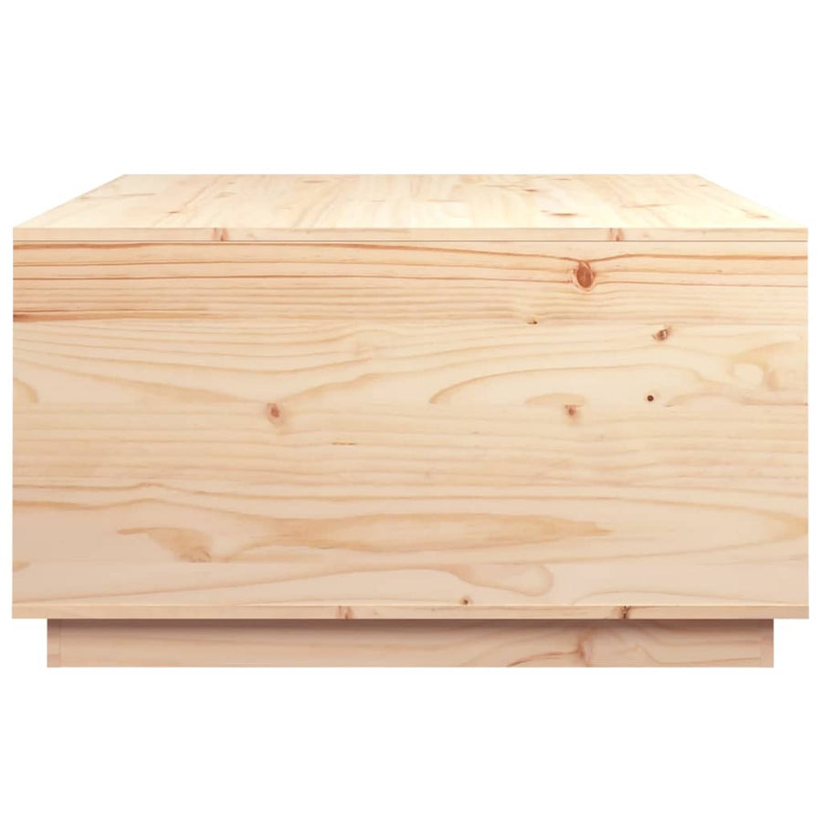 Salontafel 80X80X45 Cm Massief Grenenhout