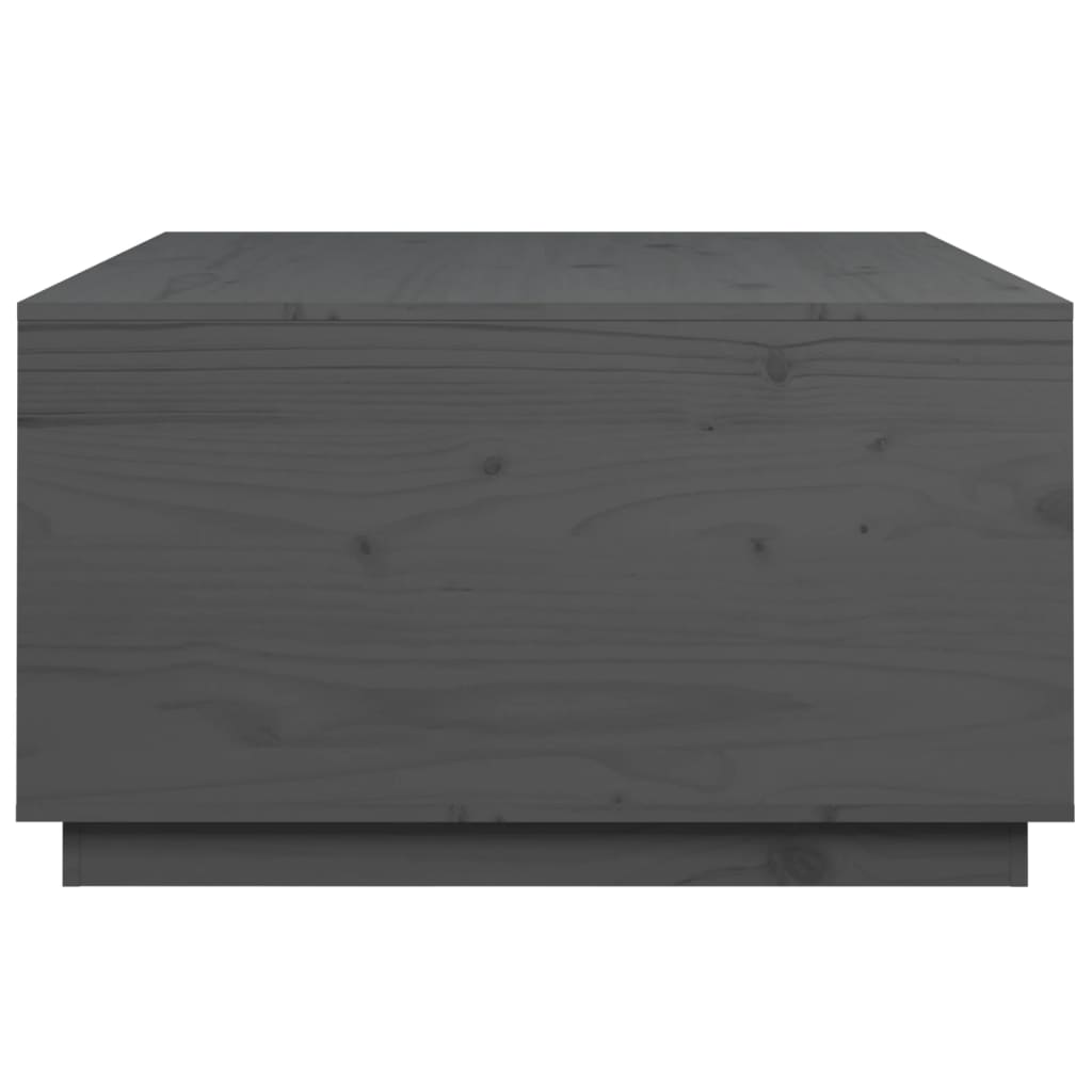 Salontafel 80X80X45 Cm Massief Grenenhout Grijs