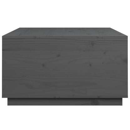Salontafel 80X80X45 Cm Massief Grenenhout Grijs