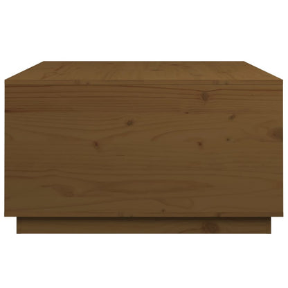 Salontafel 80X80X45 Cm Massief Grenenhout Honingbruin
