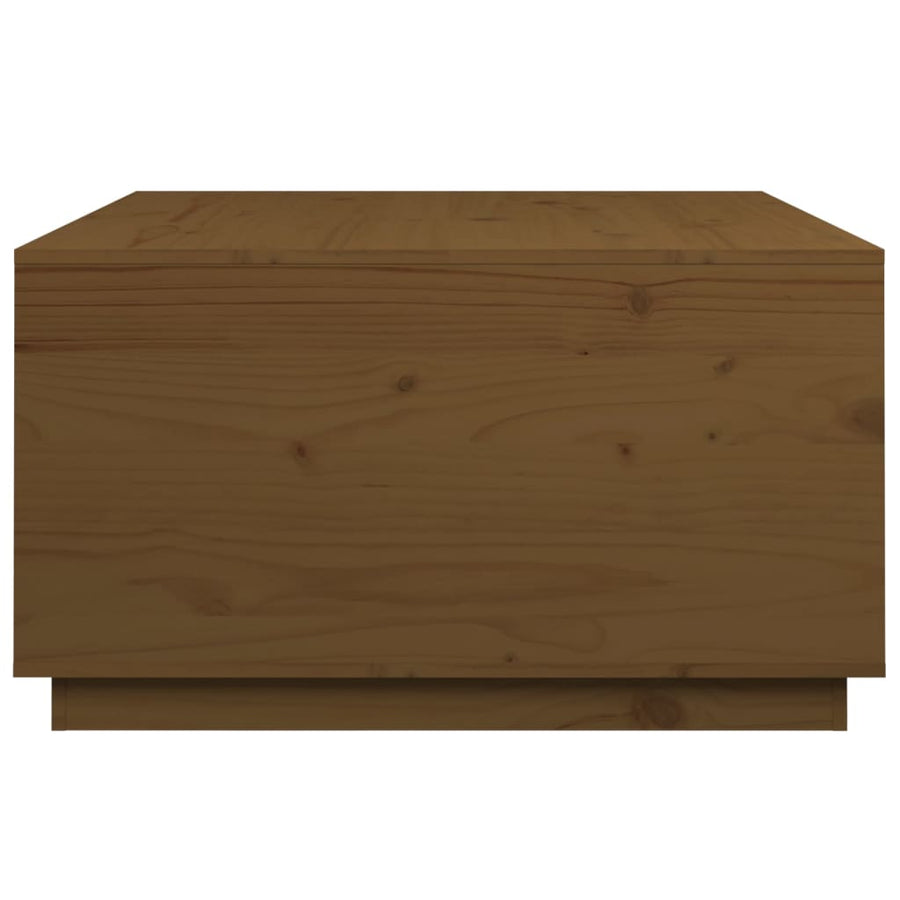 Salontafel 80X80X45 Cm Massief Grenenhout Honingbruin