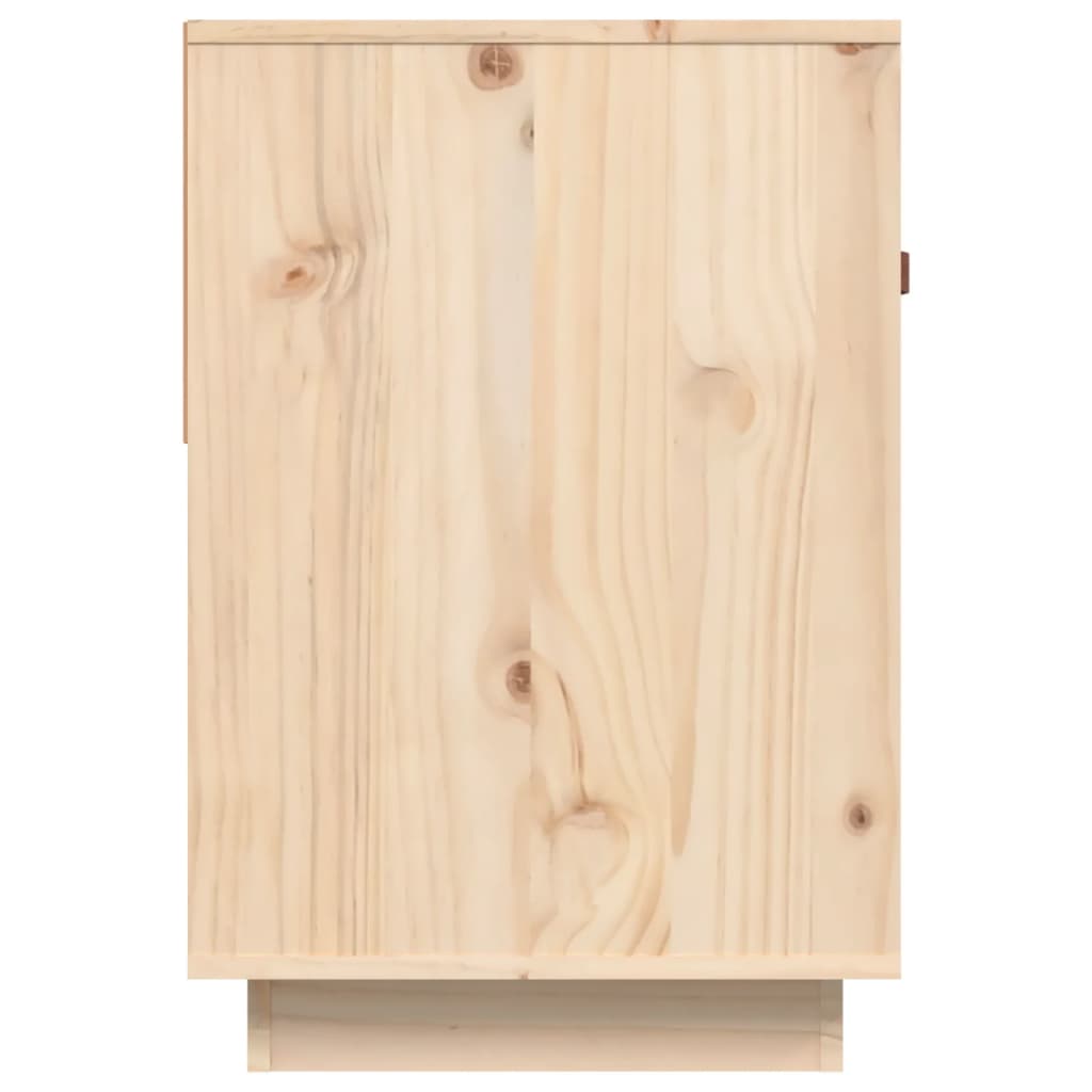 Tv-Meubel 90X40X60 Cm Massief Grenenhout Naturel