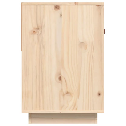 Tv-Meubel 90X40X60 Cm Massief Grenenhout Naturel