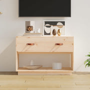Tv-meubel 90x40x60 cm massief grenenhout wandmontage