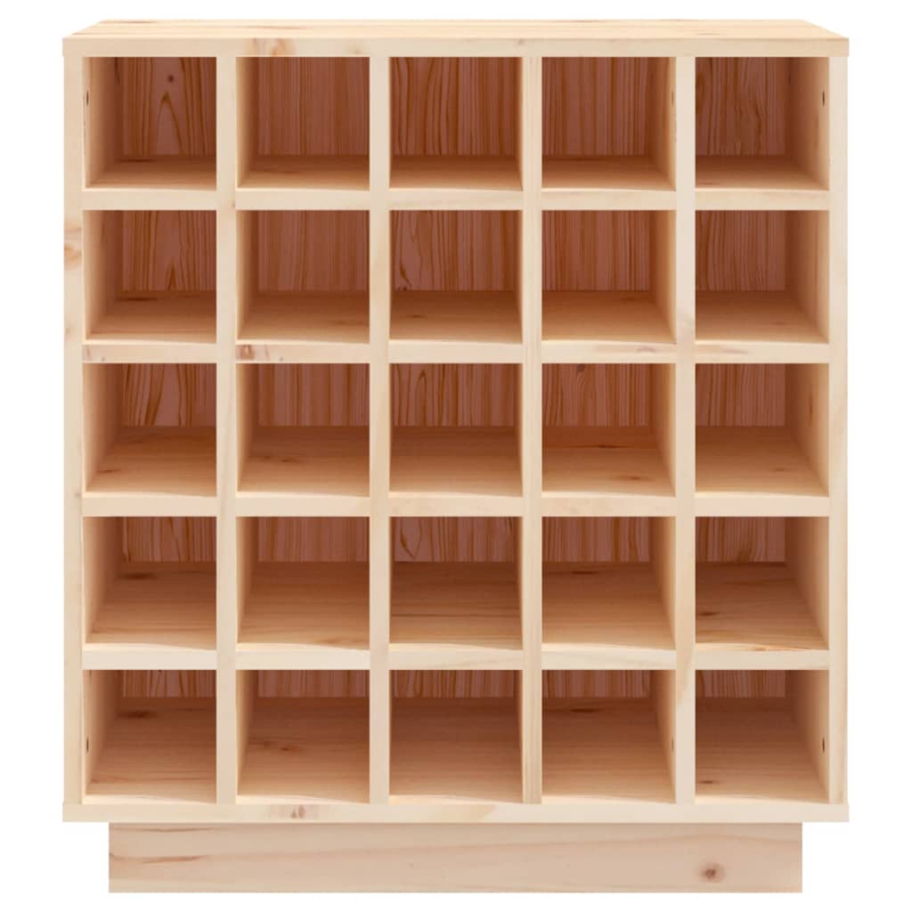 Wijnkast 55,5X34X61 Cm Massief Grenenhout