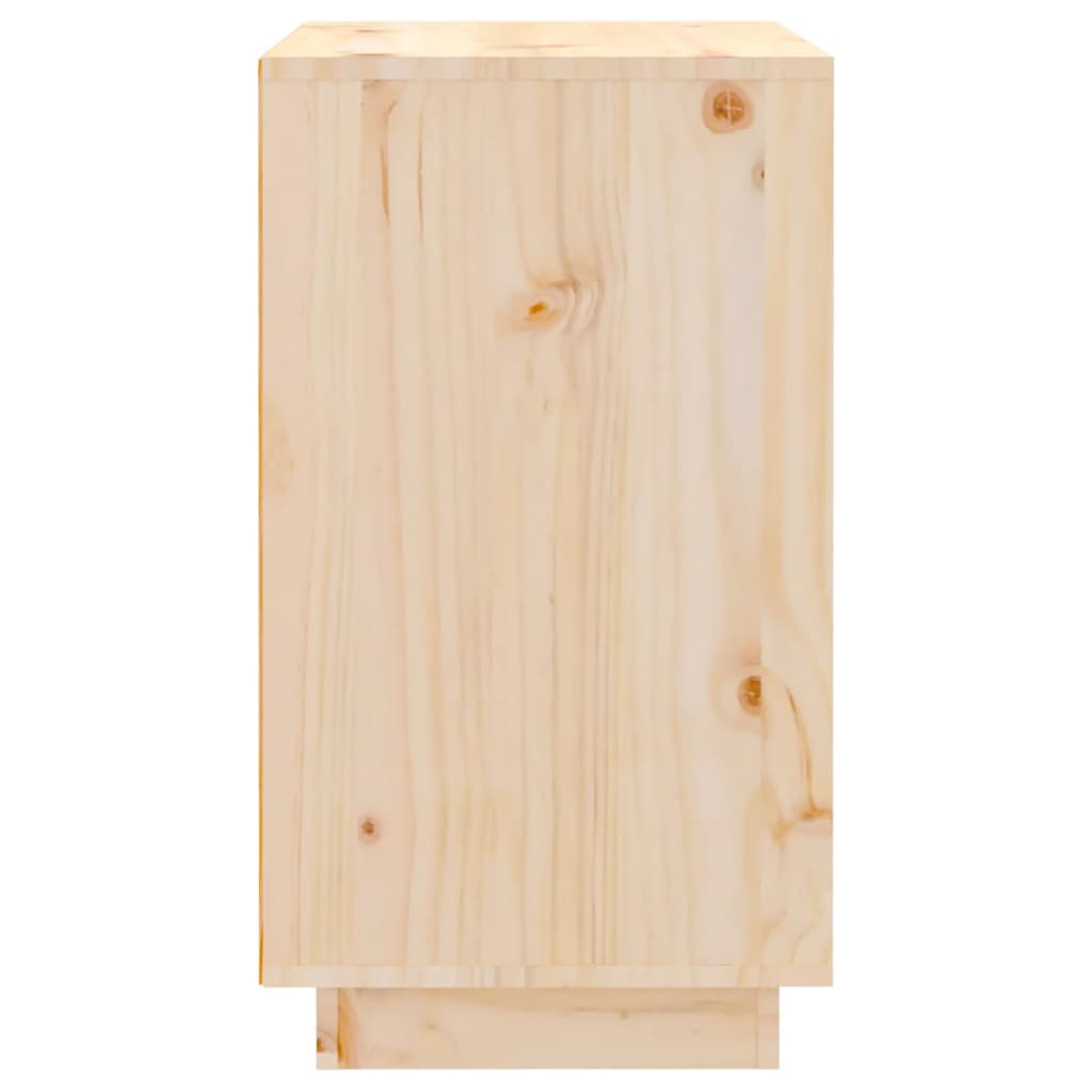 Wijnkast 55,5X34X61 Cm Massief Grenenhout