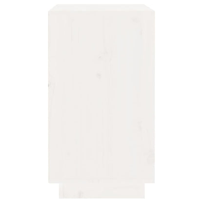 Wijnkast 55,5X34X61 Cm Massief Grenenhout Wit
