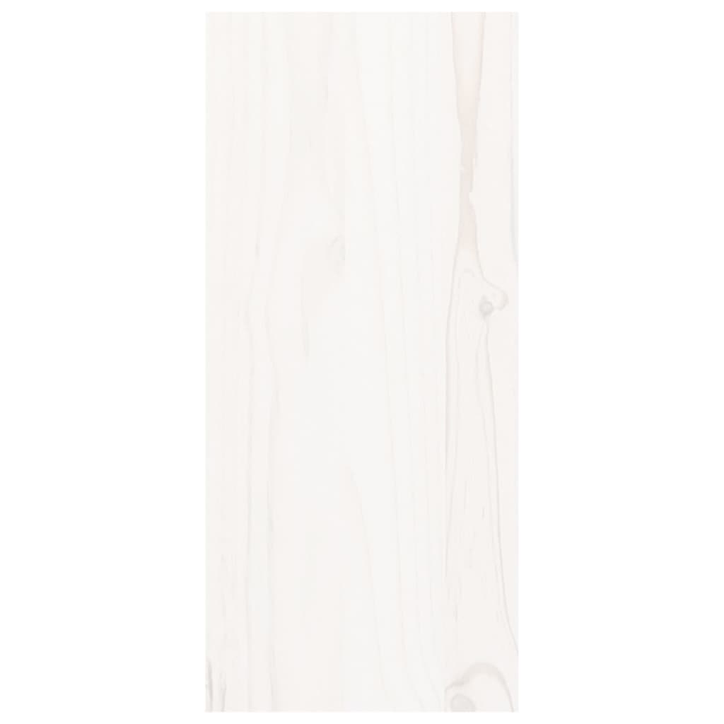 Wijnkast 56X25X56 Cm Massief Grenenhout Wit 1 56 x 25 x 56 cm