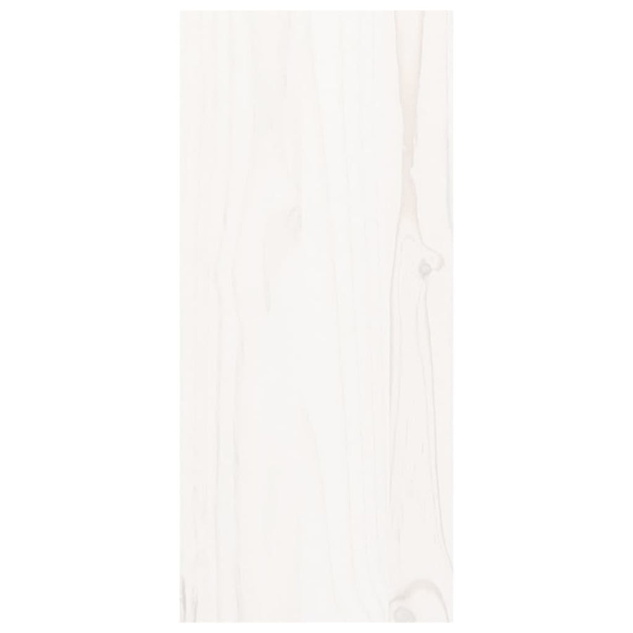 Wijnkast 56X25X56 Cm Massief Grenenhout Wit 1 56 x 25 x 56 cm