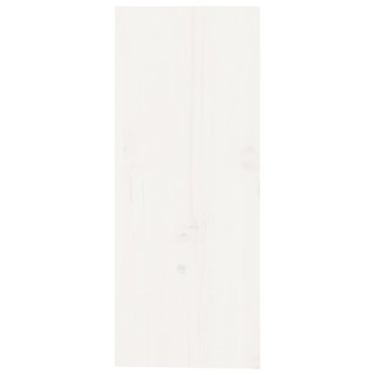 Wijnkast 62X25X62 Cm Massief Grenenhout Wit