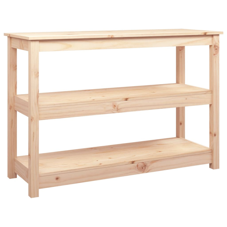 Wandtafel 110X40X74 Cm Massief Grenenhout