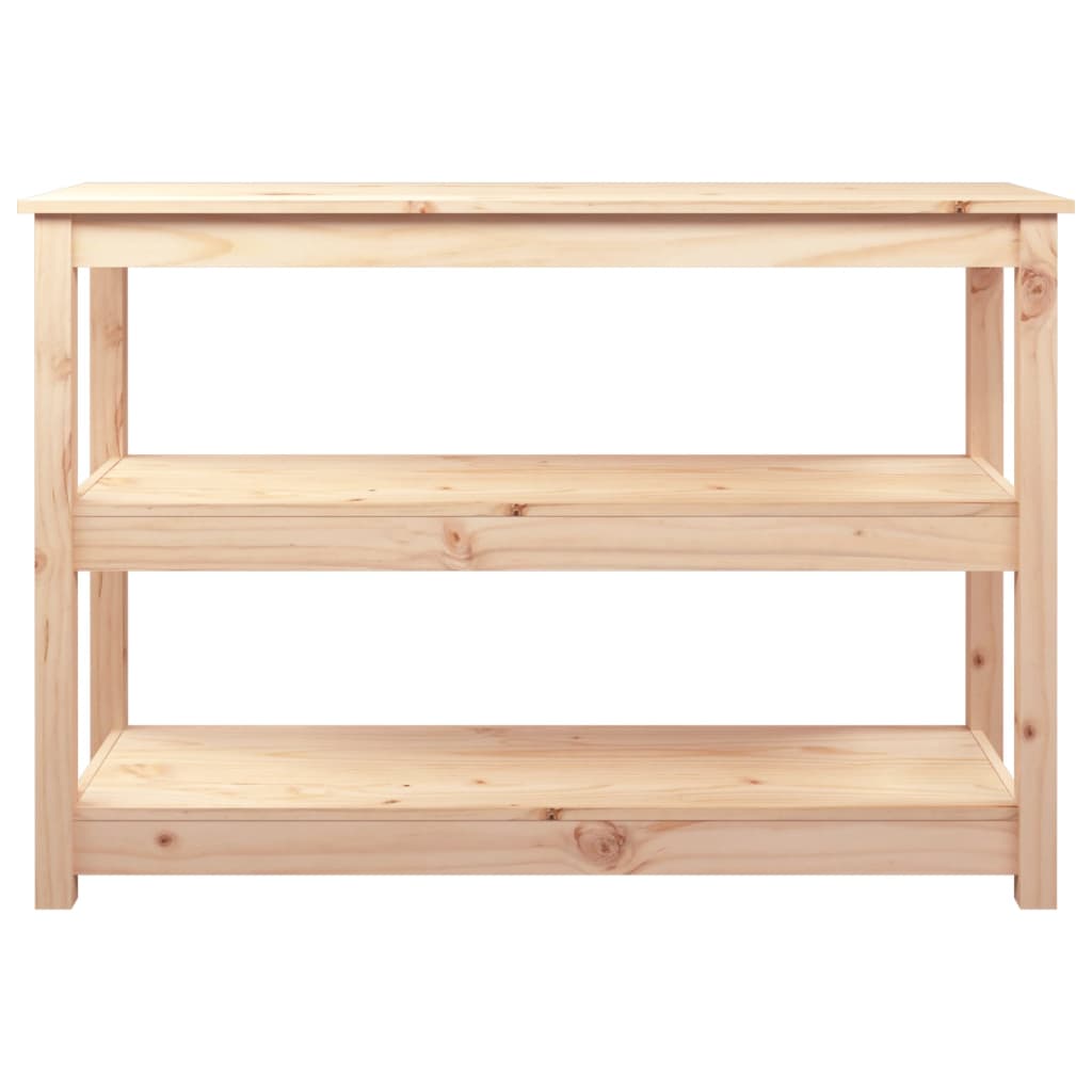 Wandtafel 110X40X74 Cm Massief Grenenhout