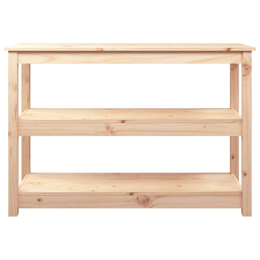 Wandtafel 110X40X74 Cm Massief Grenenhout