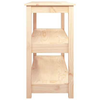 Wandtafel 110X40X74 Cm Massief Grenenhout