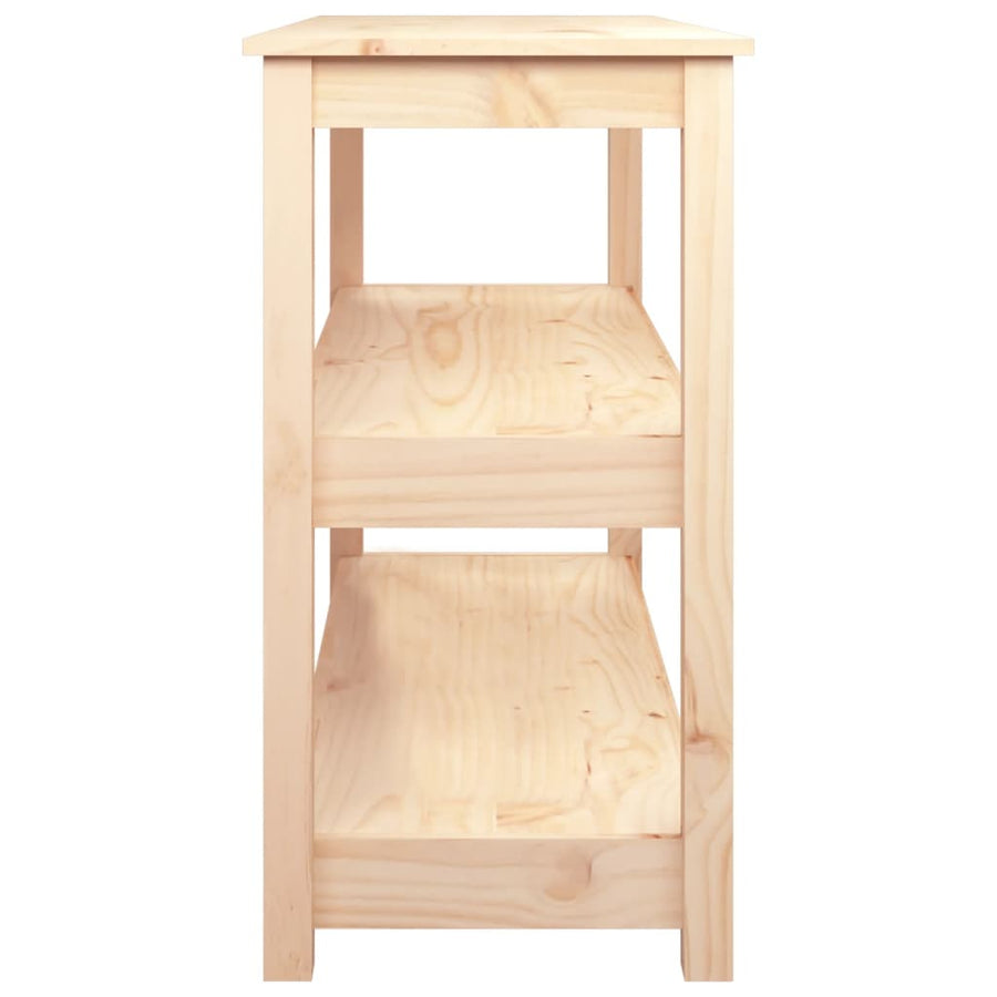 Wandtafel 110X40X74 Cm Massief Grenenhout