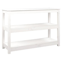 Wandtafel Massief Grenenhout 110 x 40 x 74 cm Wit