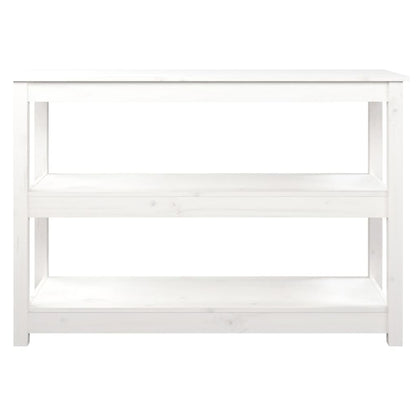 Wandtafel Massief Grenenhout 110 x 40 x 74 cm Wit