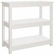 Wandtafel Massief Grenenhout 80 x 40 x 74 cm Wit