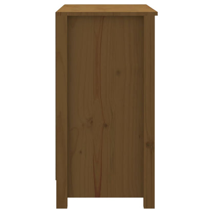 Boekenkast 80X35X68 Cm Massief Grenenhout Honingbruin
