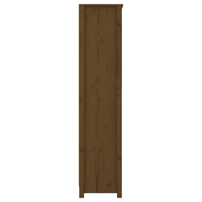 Boekenkast 80X35X154 Cm Massief Grenenhout Honingbruin