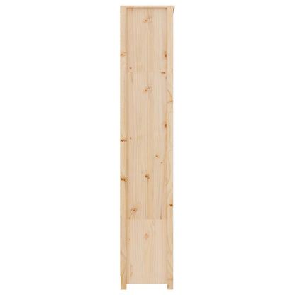 Boekenkast 80X35X183 Cm Massief Grenenhout 80 x 35 x 183 cm Naturel