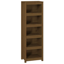 Boekenkast 50X35X154 Cm Massief Grenenhout Honingbruin