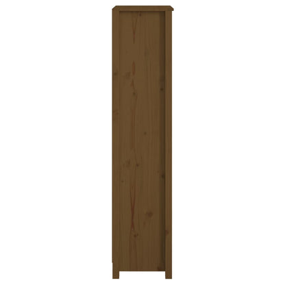 Boekenkast 50X35X154 Cm Massief Grenenhout Honingbruin