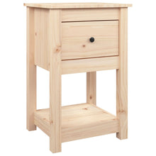 Nachtkastje 40X35X61,5 Cm Massief Grenenhout