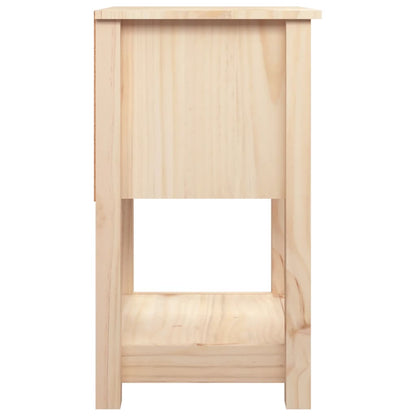 Nachtkastje 40X35X61,5 Cm Massief Grenenhout