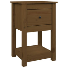 Nachtkastje 40X35X61,5 Cm Massief Grenenhout Honingbruin