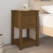 Nightstand 40x35x61.5 cm solid pine honey brown