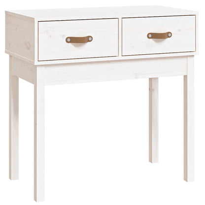 Wandtafel 76,5X40X75 Cm Massief Grenenhout Wit