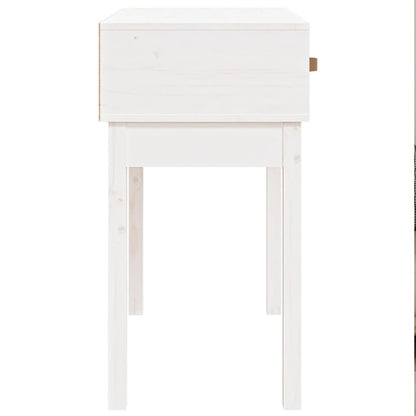 Wandtafel 76,5X40X75 Cm Massief Grenenhout Wit