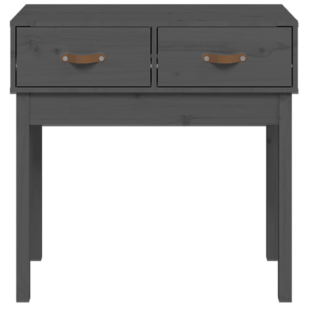 Wandtafel 76,5X40X75 Cm Massief Grenenhout Grijs