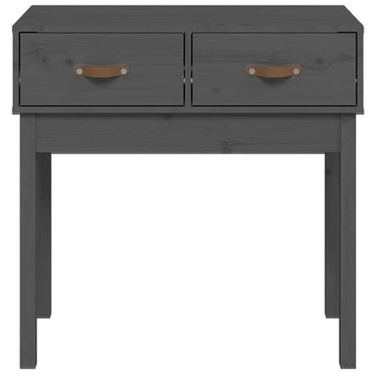 Wandtafel 76,5X40X75 Cm Massief Grenenhout Grijs