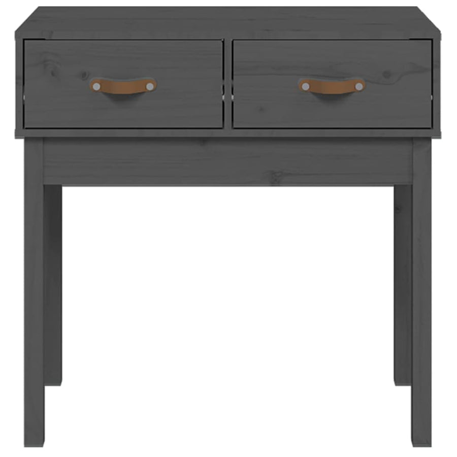 Wandtafel 76,5X40X75 Cm Massief Grenenhout Grijs