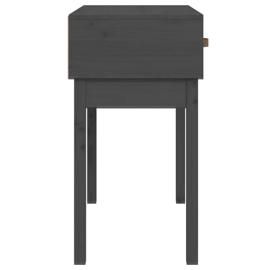 Wandtafel 76,5X40X75 Cm Massief Grenenhout Grijs